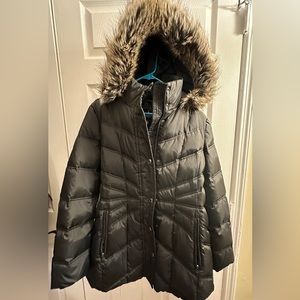 London Fog Hip Length Winter Coat with Detachable Hood